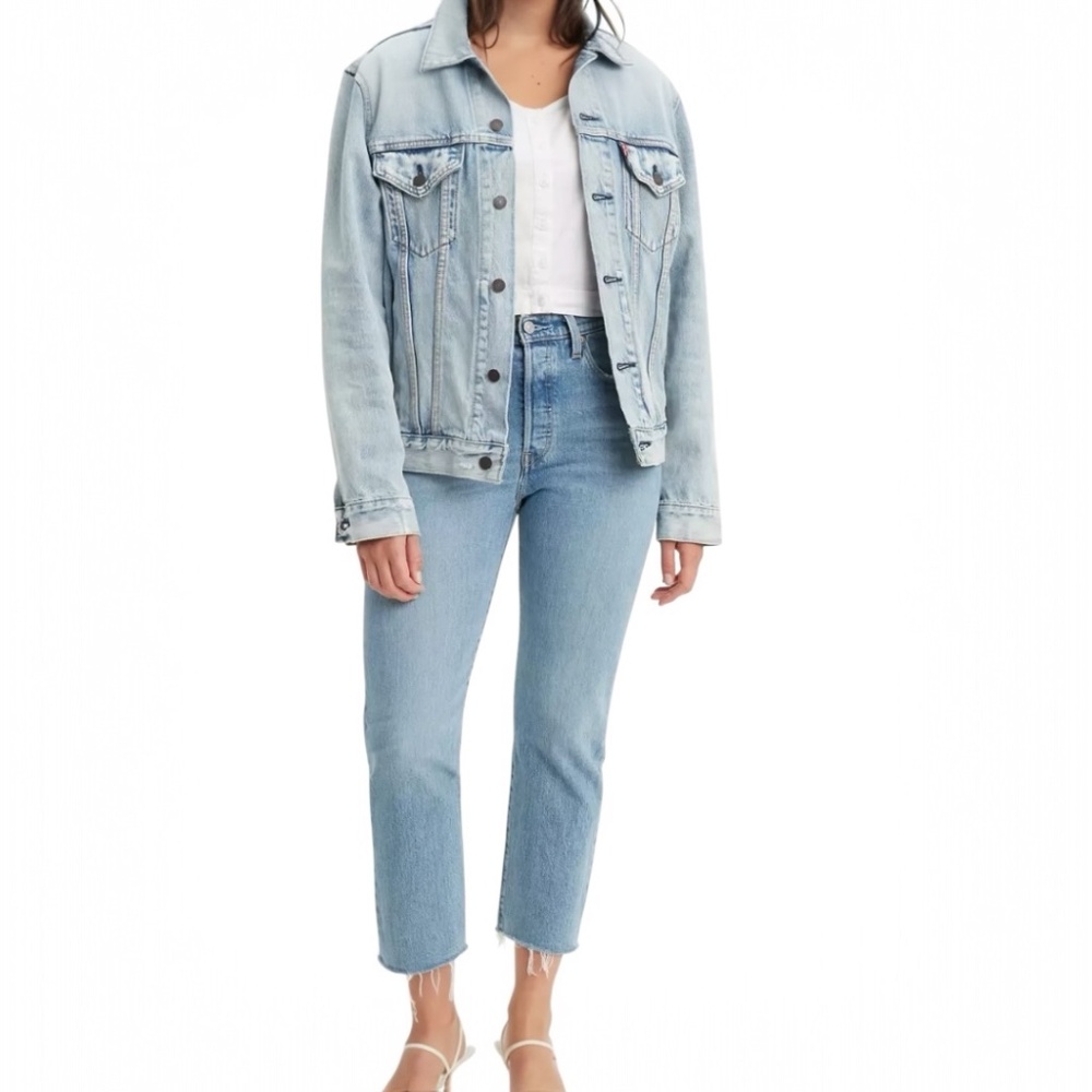 Levi's 501 High Rise Cropped Women's Jeans Light Wash Size 29
